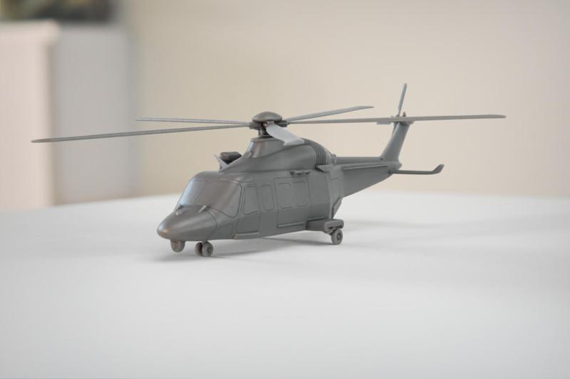 Agusta Westland AW139 Helicopter 1:64 scale model