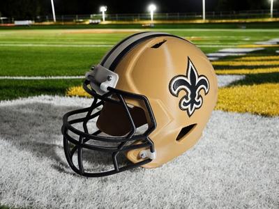 New Orleans Saints Football Helmet