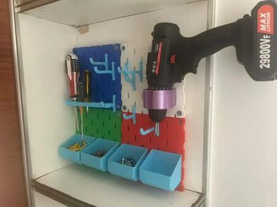 IKEA pegboard, printable for A1 mini