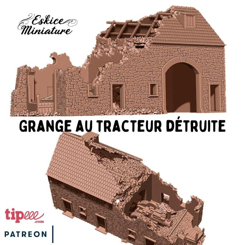 Destroyed barn – Grange – XVIII to XX period