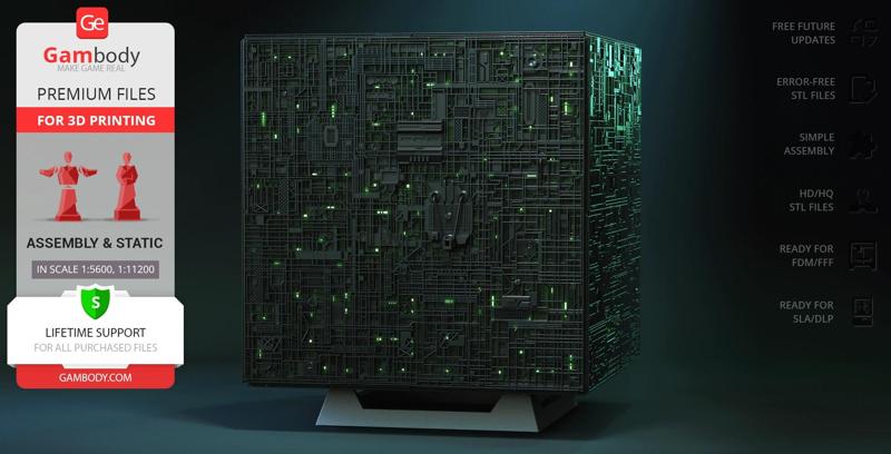 Borg Cube STL files for 3D Printing | Assembly Model