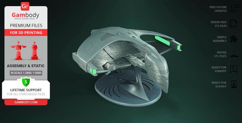 Romulan Warbird 3D Printing Model | Assembly