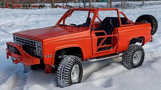 3D Printed RC Car Chevrolet K5 Blazer Baja Edition by AN3DRC