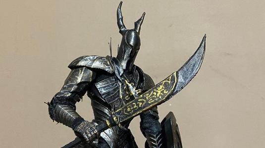 Dark Souls – Black Knight Figure, 9.5″ Tall (Additional Buiding Materials Required)