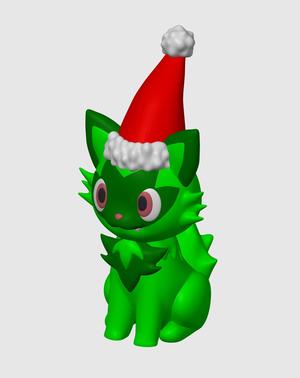 Christmas Sprigatito Pokemon (Nosupport, 3mf included)
