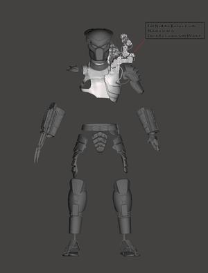 Predator 1987 Full Chest Armor Backpack Medikit Plasmacaster