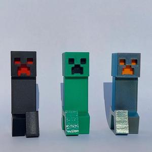 Minecraft creeper magnet puzzle