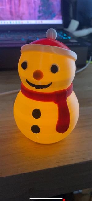 Snowman Lights