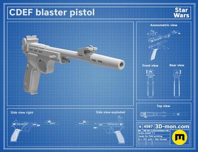 CDEF Blaster Pistol