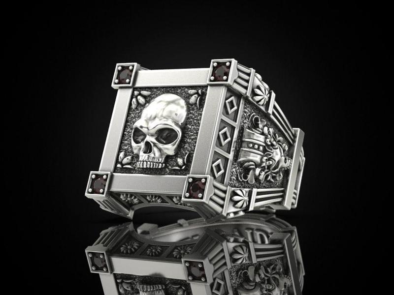Vampire Skull ring many sizes