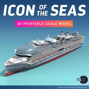 ICON OF THE SEAS print ready model