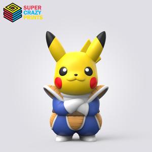 Pikachu Vegeta (Easy Print No Supports)