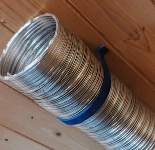 Exhaust Air duct / pipe holder 100mm optimized for mass 3d printing