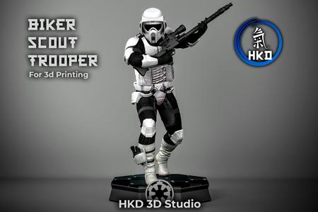 Biker Scout Trooper Fanart – Star Wars