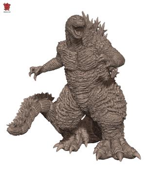 Godzilla 3D stl file