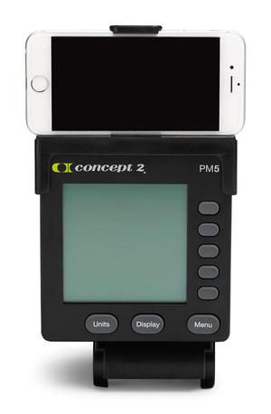 Phone holder for concept 2 rowing machine
