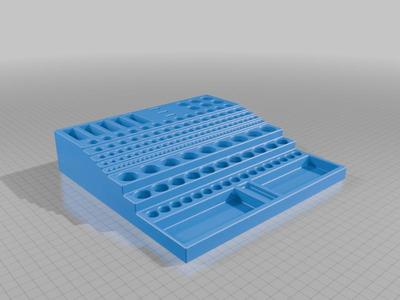 CNC Tool Organizer for End Mills, Inserts, and Collets