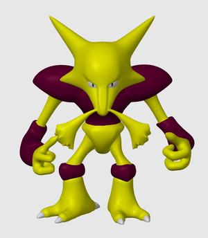 Alakazam Pokemon (3mf included)