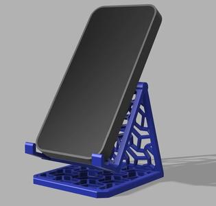 Phone Stand Geometric Pattern