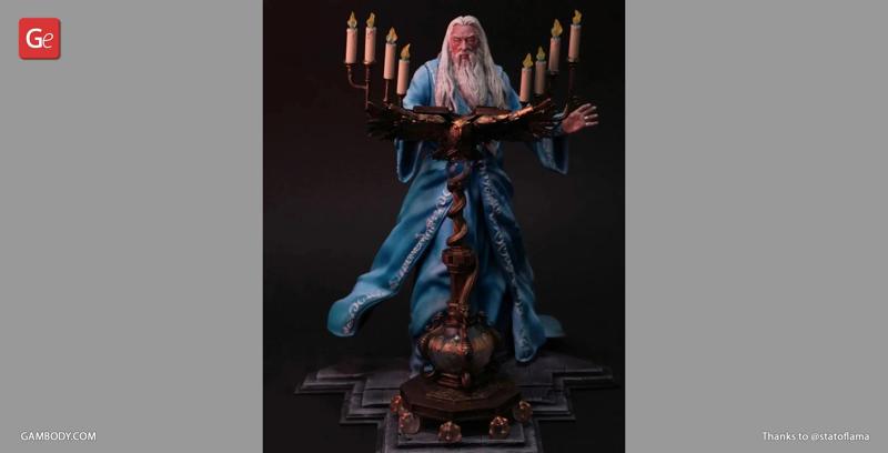 Albus Dumbledore STL files for 3D Printing | Assembly Model