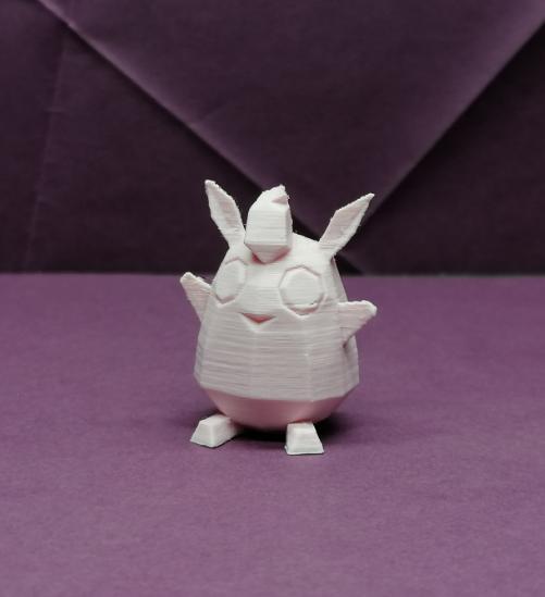 Wigglytuff Low Poly