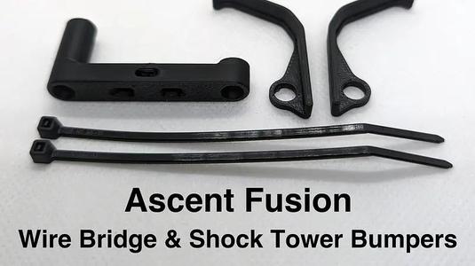 RedCat Ascent Fusion – Transmission Wire Bridge and Shock Tower Bumper Kit