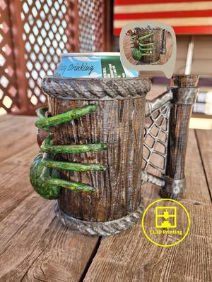 Spider Koozie with Webbed Handle
