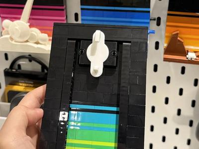 IKEA pegboard Lego picture frame pegs