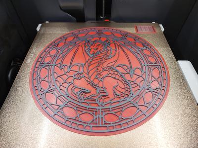 Red Dragon wall art