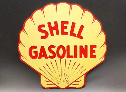 Vintage Shell Gasoline Sign 2 Colors