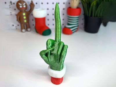 The Grinch Middle Finger