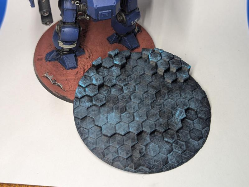 Base Topper 90mm Basalt 40k Age of Sigmar