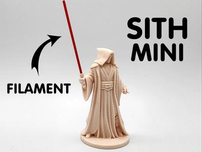 Sith Miniature w/Filament Lightsaber
