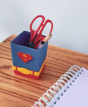 Superman Pot & Pen Holder