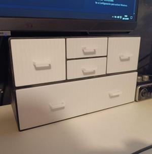 Desk chest of drawers