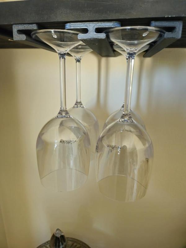 Wine glass holder adaptable