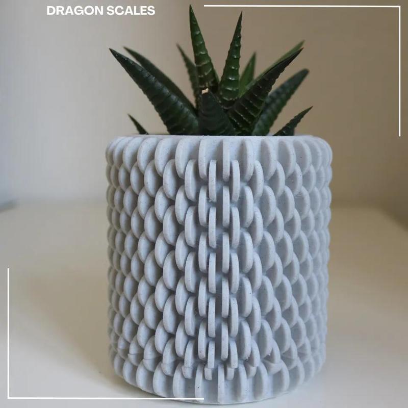 Dragon Scales Vase / Planter