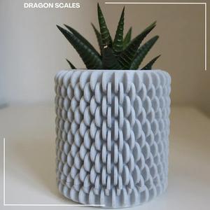 Dragon Scales Vase / Planter