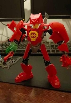 Benchy-themed Hero Factory/Bionicle pauldrons