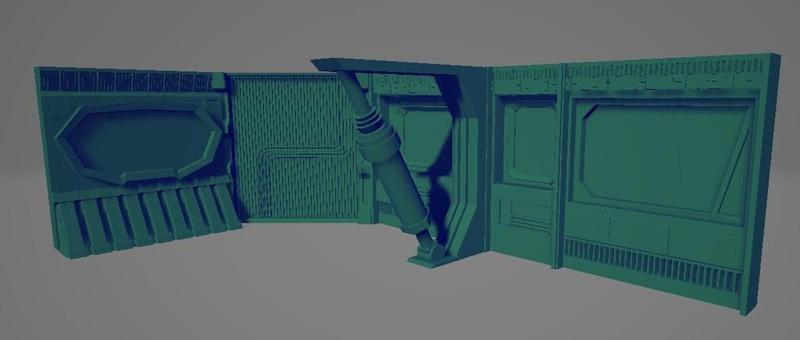 Klingon/ Industrial Wall Collection- Star Trek