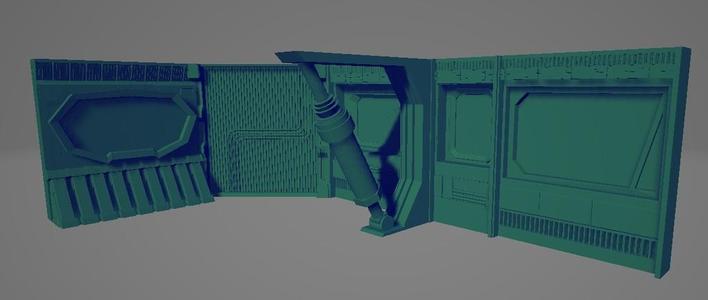 Klingon/ Industrial Wall Collection- Star Trek