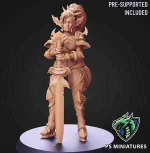 Drow Legionnaire Pose 2 – 4 Variants and Pinup