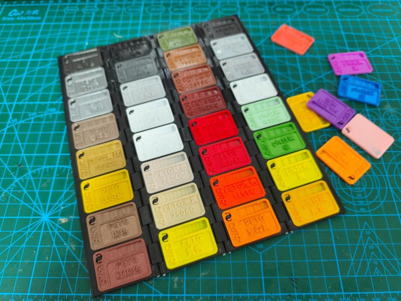 Aliz Print Filament Swatch Folding Storage