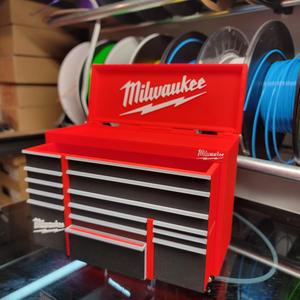 Milwaukee Desk Tool Chest w/ Lid Business Display