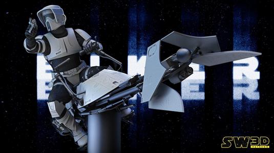 Stormtrooper Explorer Sculpture Tested and Ready for 3D printing