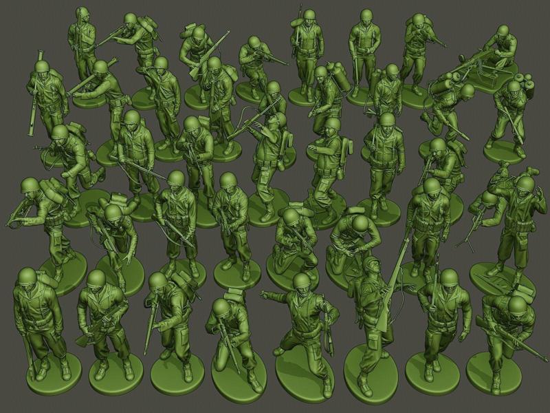 American soldiers ww2 Bundle Pack