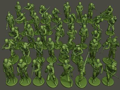 American soldiers ww2 Bundle Pack