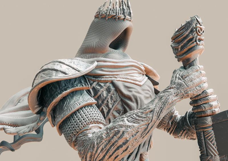 Yhorm the Giant Statue