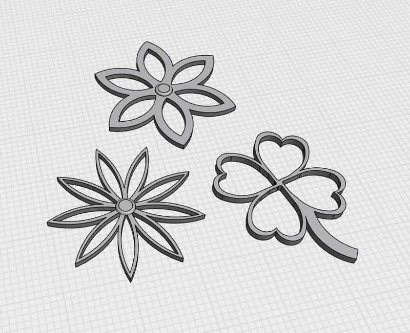 LowPoly Flower Wall Art