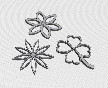LowPoly Flower Wall Art